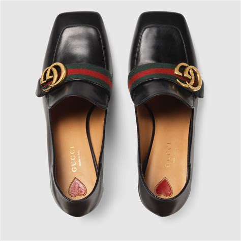 gucci heeled loafer|where to buy gucci loafers.